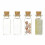 Glasfläschchen mit Korken, 4 Stück, 10 ml 6