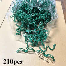 (210pcs) [Garden Grid Clips] 210 Pieces Of Large, Thick, Durable Plastic Garden Grid Clips - Perfect For Supporting Tomatoes, Grapevines