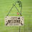 Wooden Cat Tag Sign Rectangular Welcome Decoration 6