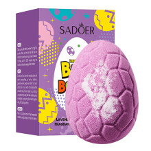 (Lavender) 1pc Dinosaur Egg Geur Bath Bomb (100G), Langdurige geur, Diepe reiniging, Verfrissend Hydraterend &