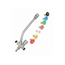 (D) Dual Purpose Switch Snow Foam Dual Gun Pressure Washer 1/4 Quick Connect Soap Cannon Pressure Washer Connect Adapter