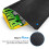 Mousepad Plants vs. Zombies 10x12 polegadas, compatível com computadores e laptops, borda costurada, base de borracha antiderrapante, tecido de 8