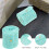Jute Burlap Ribbon Sky Blue 2M Roll 2