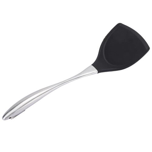 Küchenspatel aus Silikon mit Edelstahlgriff (1 Stück) 1