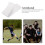 White football armband mourning multi-purpose 4 pcs 3