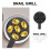 Ceramic escargot plate with 6 holes 4