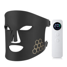 Face Beauty Mask Device 4 in 1 72 LED Photon 4 Color Led Therapy Rejuvenation Lightens Fine Lines Brighten Skin Tone Repair Skin