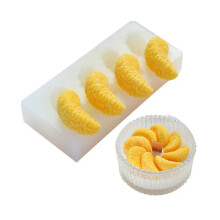Multi-mould DIY Fruit Cake Mould Aromatherapy Candle Mould Semi-round Orange Flower Handmade Soap Oil Soap New