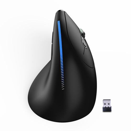 ZELOTES Master F36A Ασύρματο Ποντίκι Κάθετης Ασύρματης Θήκης 2.4G με Επαναφορτιζόμενο 1