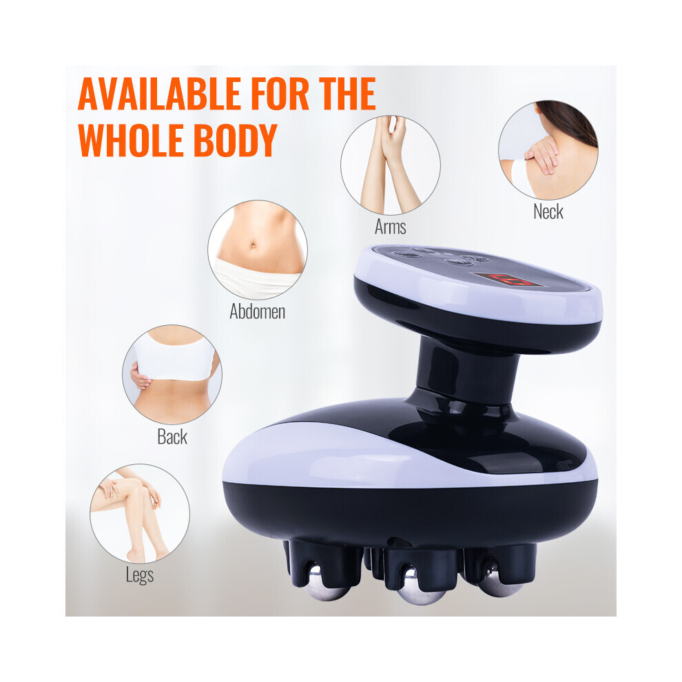 Goplushtoy Ems Electric Vibration Massage Brush Deep Penetrating Fat Burning Machine Massagers For Waist Legs Buttock Lifting Guasha New