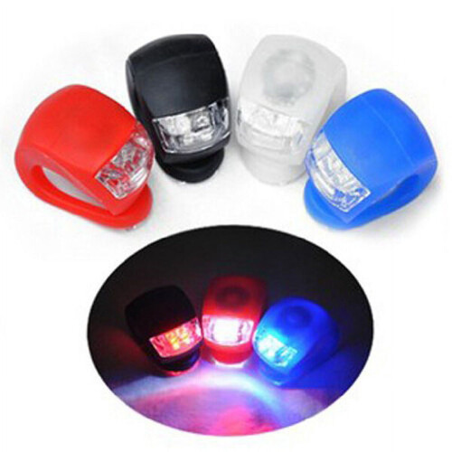LED Bike Tail Light Silicone Bright Night Use 1