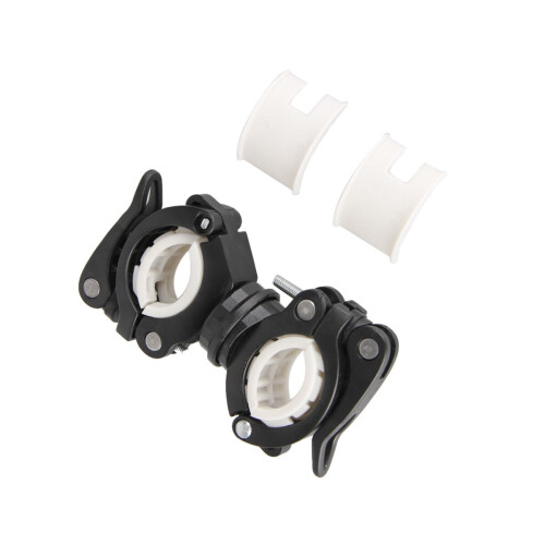 Bike Flashlight Holder Handlebar Clamp 2 Pack 2