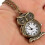 Owl Pocket Watch Retro Style 1 Piece 5