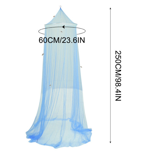 White Round Lace Insect Bed Canopy Dome Mosquito Net 1