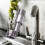 YLOMAY handheld shower head stainless steel 1 piece 4