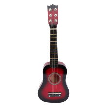 21 Inch Acoustic Guitar for Kids Red Wooden