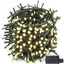 Guirlande lumineuse de Noël Sinhonon 65FT 200 LED, guirlande lumineuse féérique à brancher pour intérieur et extérieur, idéale pour décorer