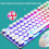 Retro Mechanical Keyboard USB LED Backlit 104 Keys 3