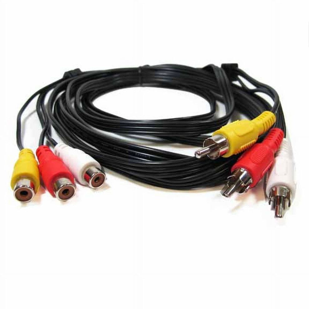 Rca Male To Female Audio Video Extension Cable 15 Ft 972745789598