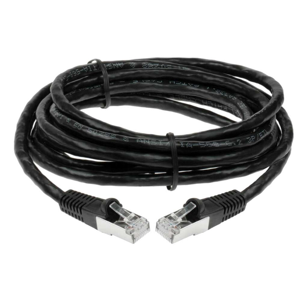 Cat6 Shielded Ethernet Cable 10 Ft Black 972745789079