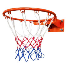 Udsalg! Høj kvalitet, holdbar standardstørrelse nylontråd sportsbasketballkurv net bagplade kant boldpumpe
