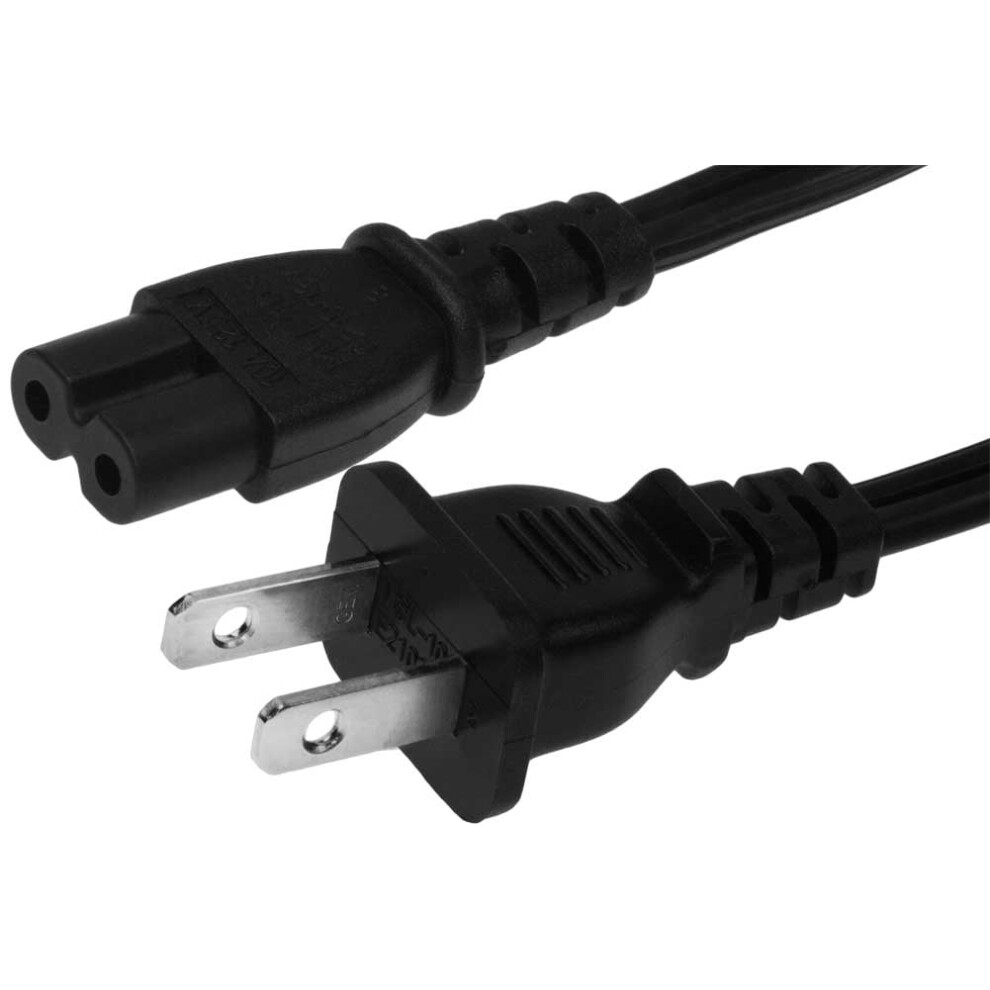 Power Cord Iec320 C7 To Nema 1-15P 20 Ft 18 Awg 972745788942