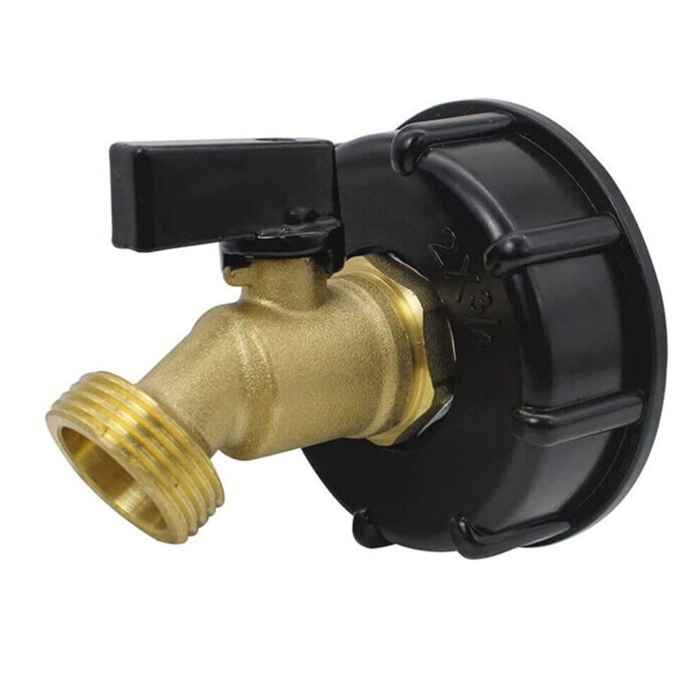 Ibc Tote Water Tank Adapter Brass Hose Valve 2 Inch 972745799269