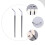 piezas de maquillaje plegable angular original Sivora Travel para mujer 2