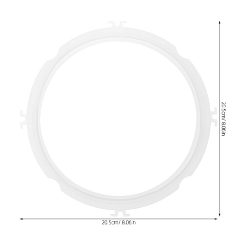 Electric Pressure Cooker Sealing Ring Silicone 2-Pack 1