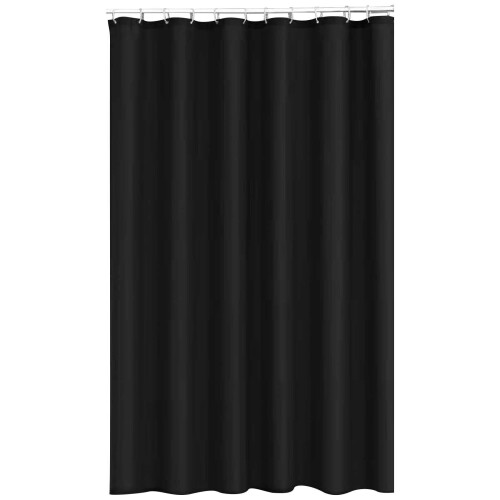 Duschdraperi i lantligt material med foder i polyester, vattentät 1