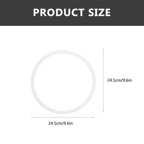 Pressure Cooker Silicone Sealing Washers 10 Pcs White 1