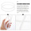 Pressure Cooker Sealing Ring Gasket Silicone 2 pcs 5