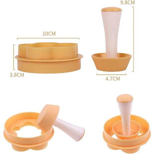 Kit de pilon à tartelettes avec moule à muffins à 6 cavités et 1