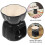 Ceramic butter warmer set with fork 1 set 6