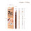 Quinlira Eyebrow Pencil Set Black 3 pcs 3