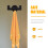Stainless Steel Wall-Mounted Hook Set 3pcs 2