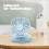 Μίνι φορητός ανεμιστήρας USB, αναστρέψιμη βάση, 3 ταχύτητες, κάθετη ροή αέρα, 5