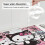 Tapis égouttoir Hello Kitty pour plan de travail, en microfibre, à absorption rapide. 7
