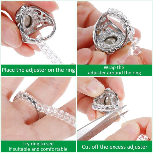 Ring Sizer Adjuster 5-Pack with 5 Sizes 2