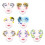 Face Paint Stencil Set 7 Styles Reusable 6