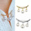 Pearl Charm Brooch with Fixed Strap Silver 2