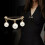 Pearl Charm Brooch with Fixed Strap Silver 3