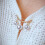 Pearl Charm Brooch with Fixed Strap Silver 5