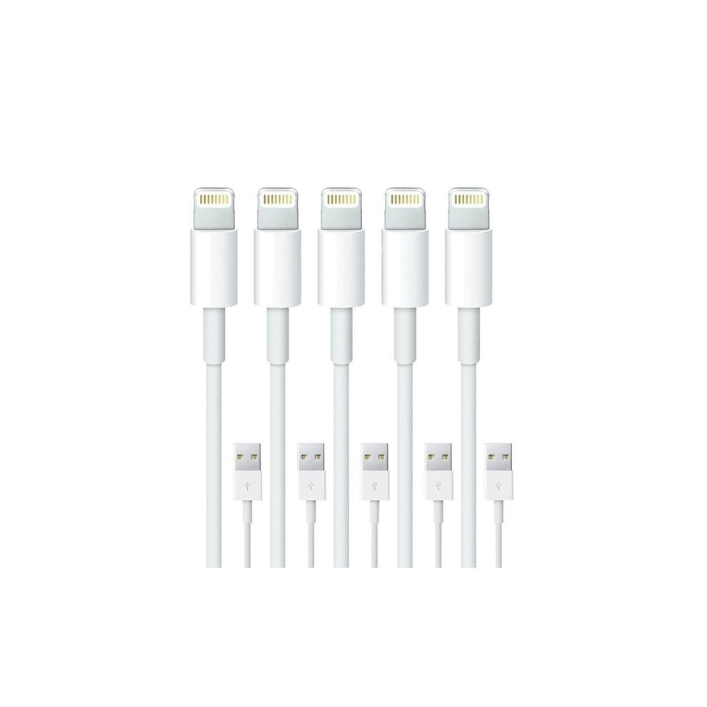 Lightning Charging Cable For Iphone 5Se To 13, 5-Pack 962125223255