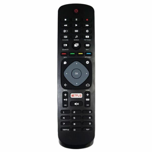 Philips Smart TV Remote Replacement Black