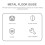 Barn Door Floor Guide Swing Stop Carbon Steel Bottom Roller 3
