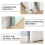 Barn Door Guide Floor Plastic 4 Sets 4