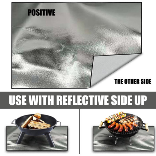 Fireproof Blanket Fiberglass Lightweight 3 pcs 1
