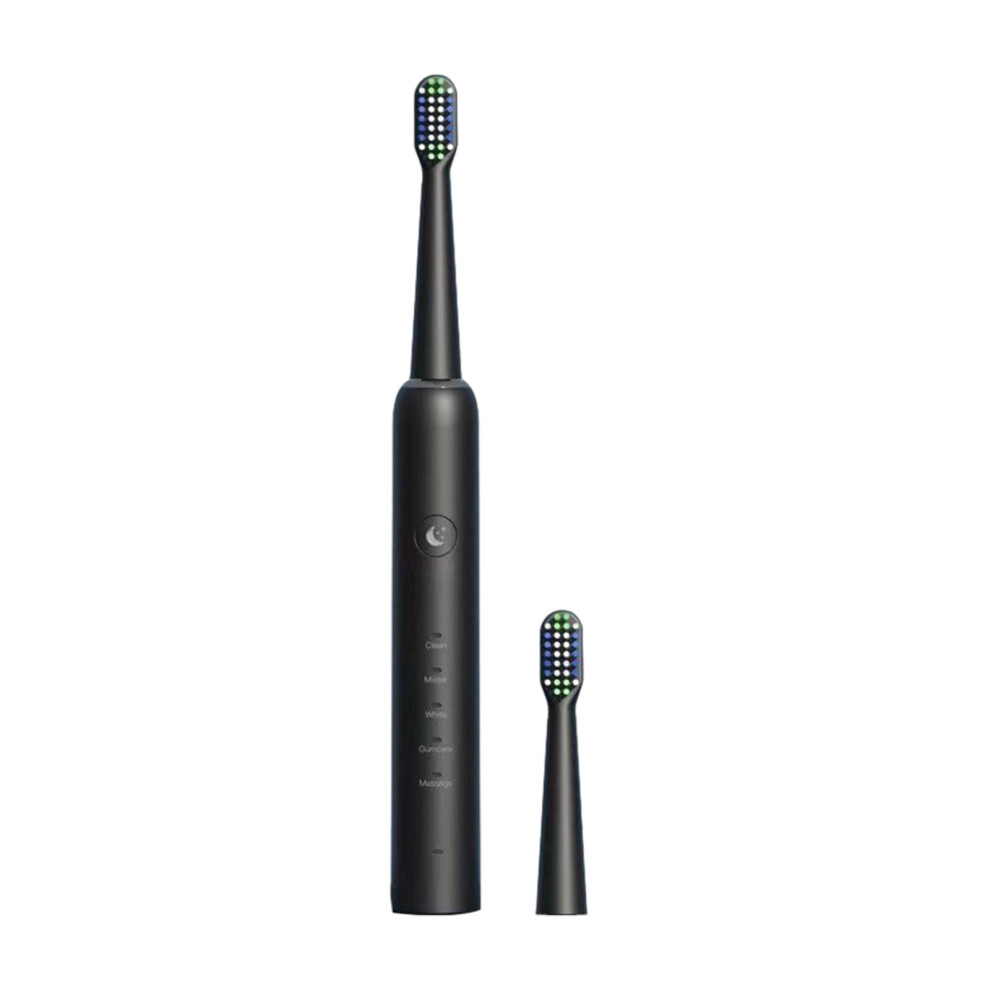 Tahtuvzn Electric Toothbrush with 2 Brush Heads and 5
