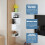 3-Tier Corner Bookshelf White Open Shelf Organizer 5